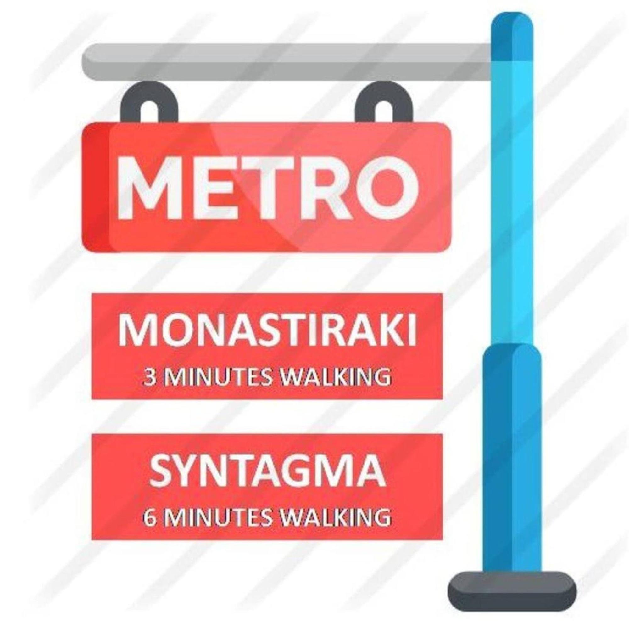 Monastiraki #506 By Superhost Hub Apartment Athena Bagian luar foto